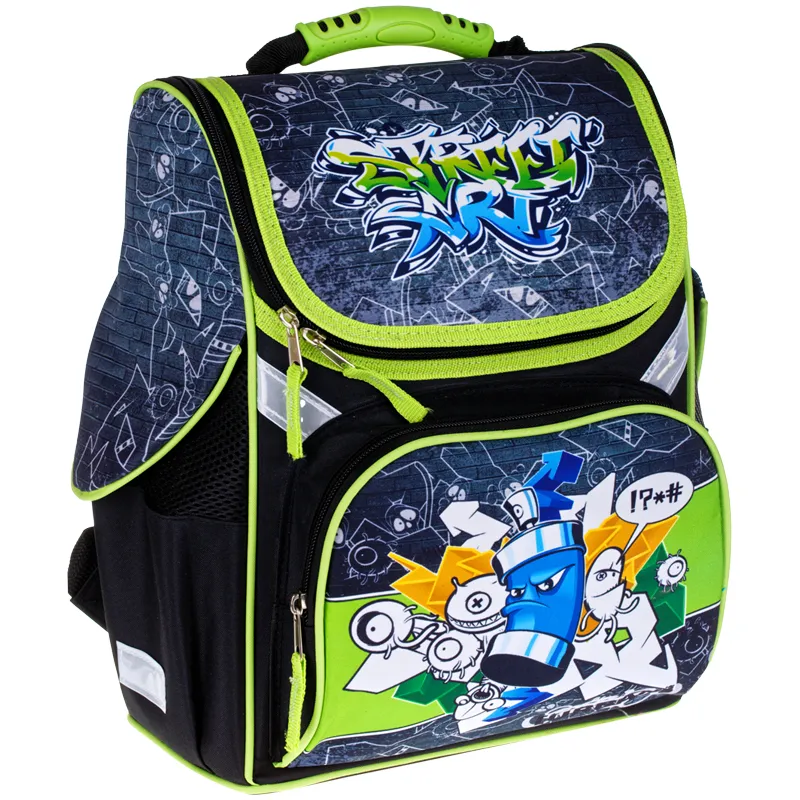 Ранец ArtSpace Junior "Street art" 37*28*21см, 1 отделение, 3 кармана, анатомическая спинка