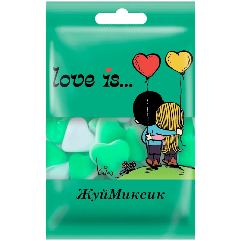 Жевательный мармелад  Love is…, мята-лайм-лимон, 25г