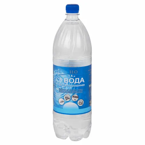 Вода дистиллированная 1,5л, ш/к 00081