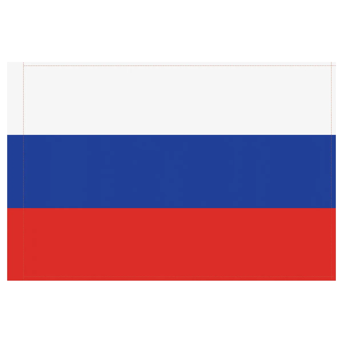 Флаг РФ 90*135см, пакет с европодвесом