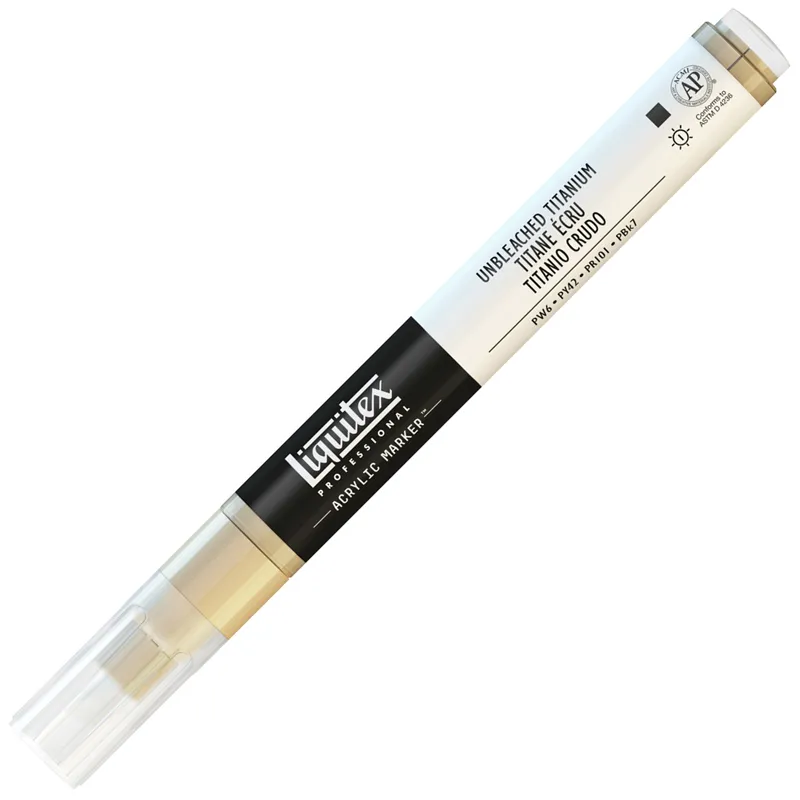 Маркер акриловый Liquitex "Paint marker Fine" 2мм, скошенный, экрю