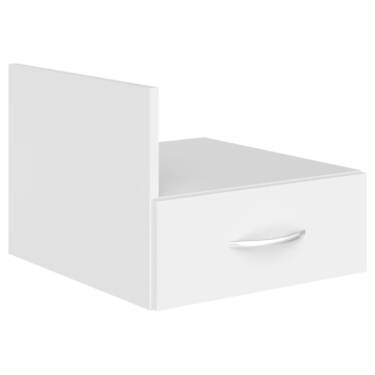 Тумба подвесная с 1-м ящ SC-1V.1 Белый 412х450х323/163 SIMPLE (ПОД ЗАКАЗ)