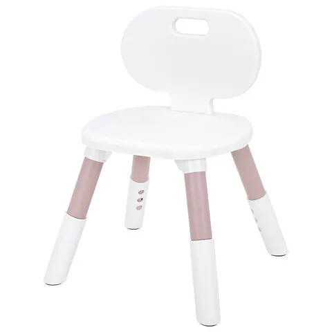 Стул детский BRABIX KIDS CC-001, 2-8 лет, пластик розовый + белый, 533294