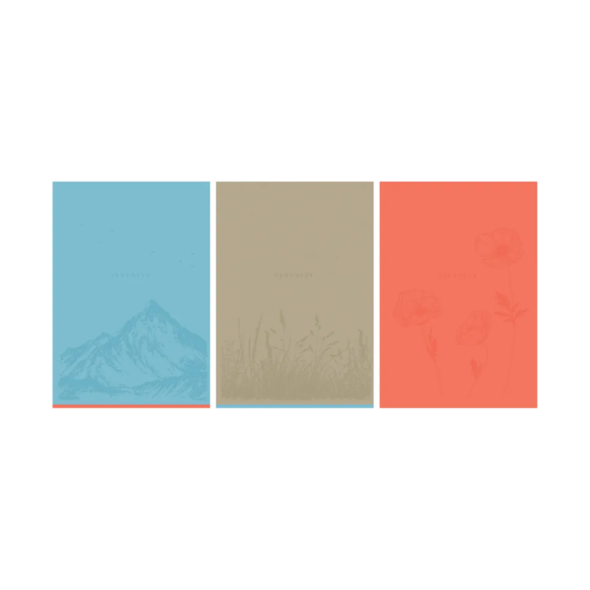 Тетрадь 96л., А4, клетка BG "Monocolor. Serenity", выборочный лак