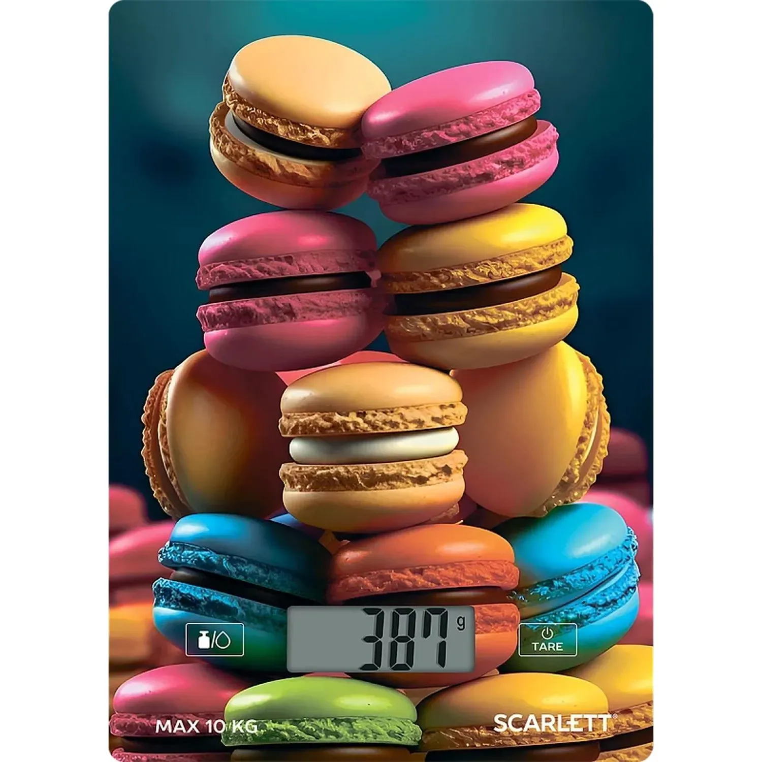 Весы кухонные Scarlett SC-KS57P82, Макаруны