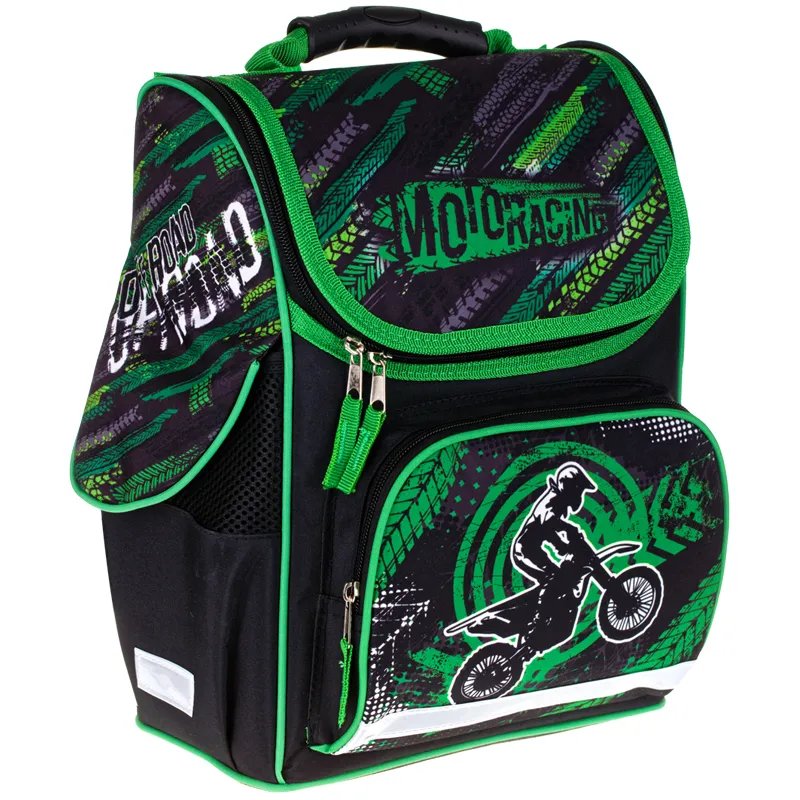 Ранец ArtSpace Junior "Moto" 37*28*21см, 1 отделение, 3 кармана, анатомическая спинка