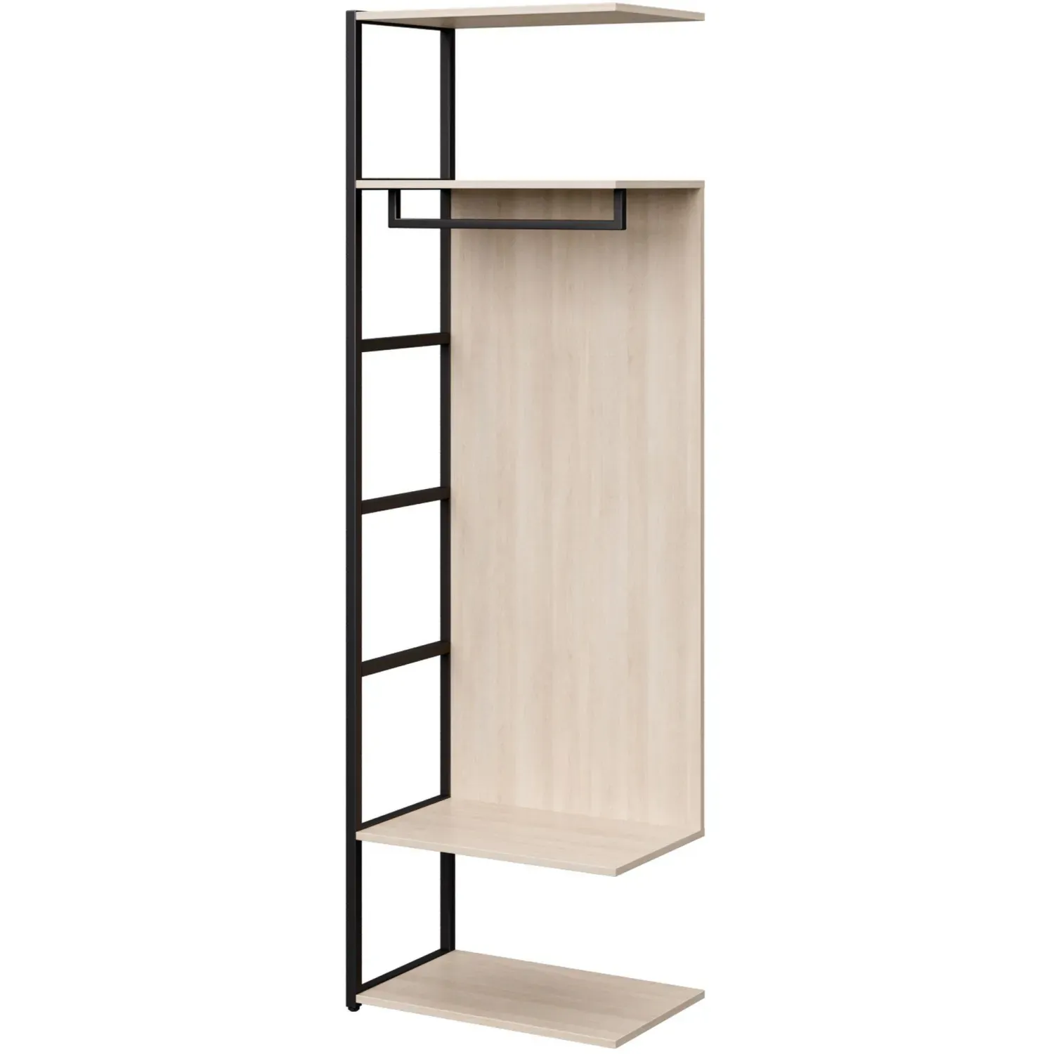 Секция гардеробная K-Loft 241H029 645х400х2105 дуб сканд/черный