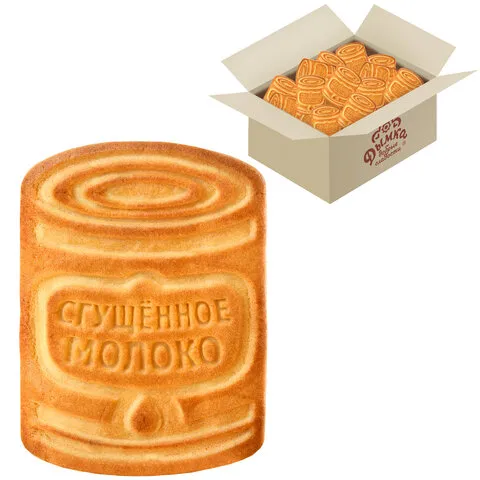 Печенье сахарное ДЫМКА "Сгущенное молоко" 4,9 кг, Т67