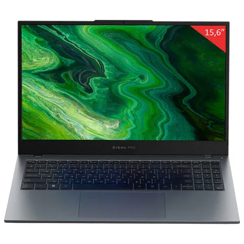 Ноутбук DIGMA Pro Fortis M 15.6", Ryzen 5 7430U, 16 Гб, SSD 512 Гб, Windows 11 Pro, серый, DN15R5-ADXW07