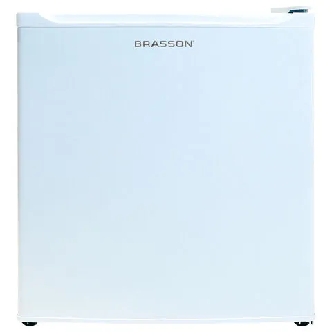 Холодильник компактный BRASSON (БРАССОН) RF-50White, однокамерный, общий объем 47 л, морозильная камера 5л, 49,6x45,4x44,5 см, белый, 458497