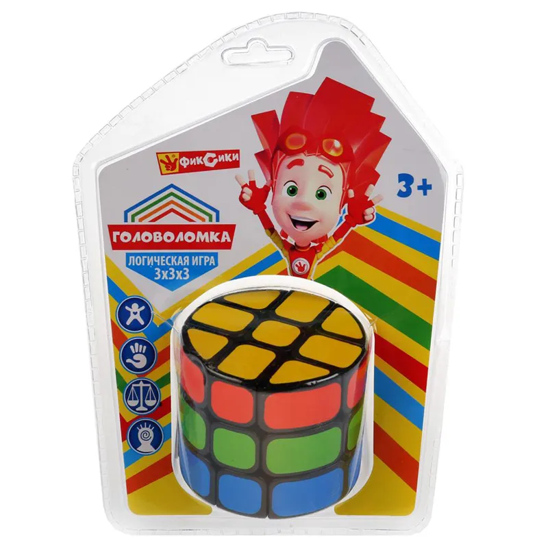 Игра-головоломка Играем вместе "Логическая игра. Фиксики", 5,5*d 6см, блистер