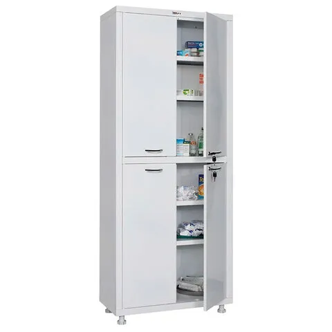 Шкаф медицинский 2-створчатый HILFE "МД 2 1670/SS" 1755х700х320 мм, белый, S26199203009