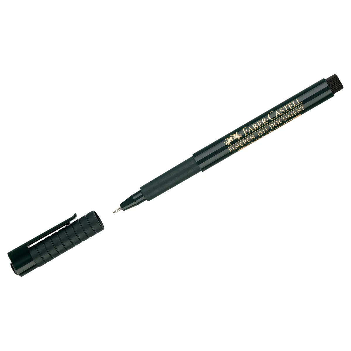 Ручка капиллярная Faber-Castell "Finepen 1511" черная, 0,4мм