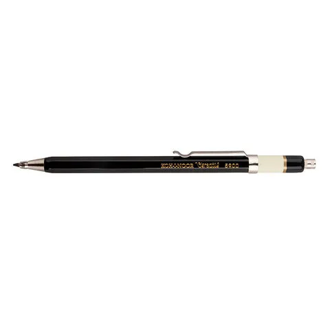 Карандаш цанговый металлический KOH-I-NOOR, грифель 2 мм, корпус черный, 5900CN1005KK