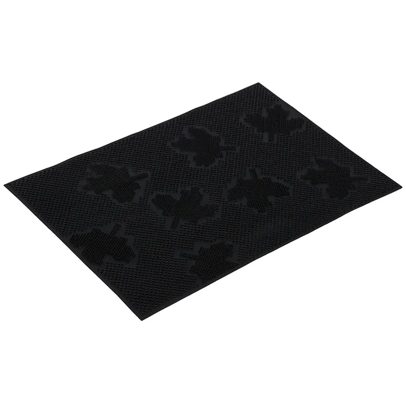 Коврик входной Vortex "Клен", 40*60см, черный
