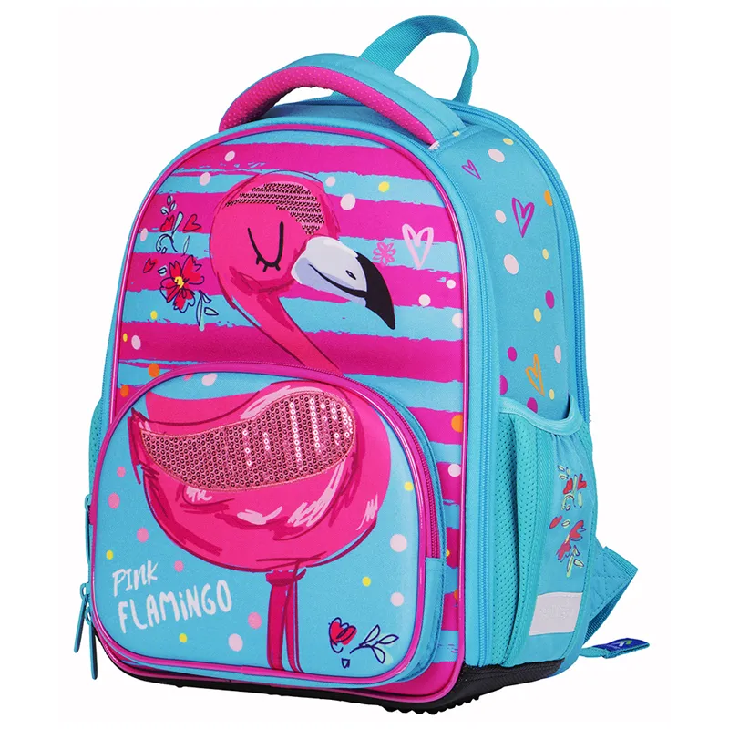 Ранец Berlingo Profi "Flamingo style" 36*28*18см, 2 отделения, 4 кармана, анатомическая спинка