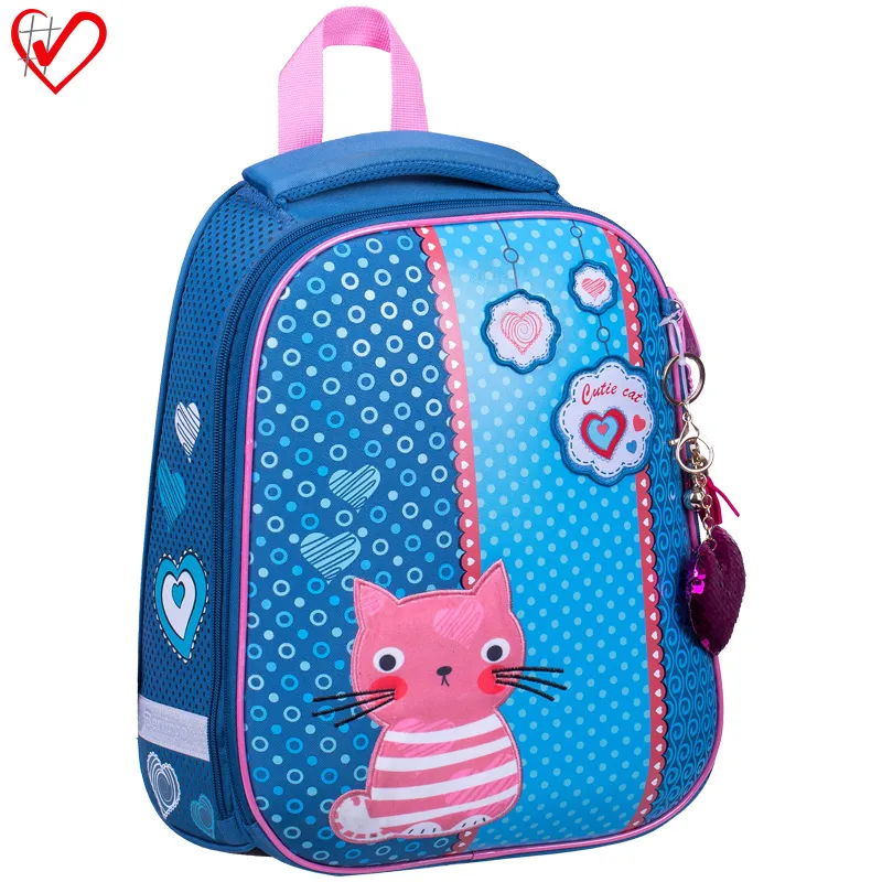 Ранец Berlingo Expert "Kitty and dots" 37*28*16см, 2 отделения, 1 карман, анатомическая спинка