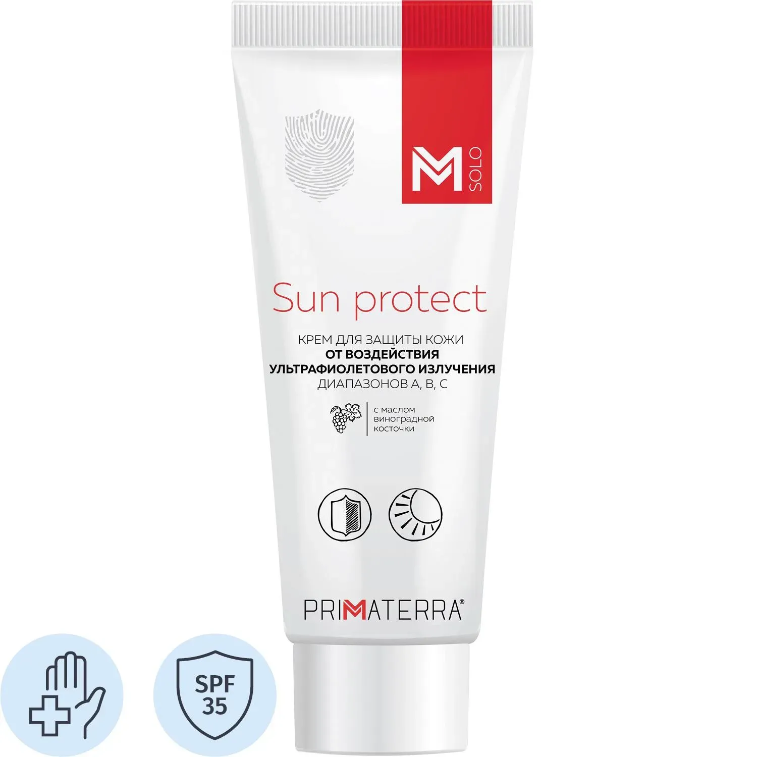 Крем защитный М SOLO Sun protect для лица и рук от УФ 100 мл