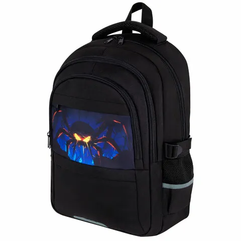 Рюкзак BRAUBERG VIBE, 2 отделения, 5 карманов, "Dark spider", 40х28х14 см, 273174