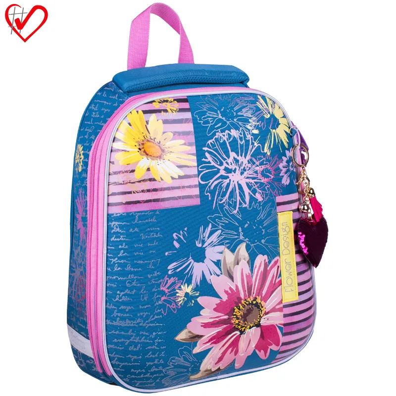 Ранец Berlingo Expert "Simply flowers" 37*28*16см, 2 отделения, 1 карман, анатомическая спинка