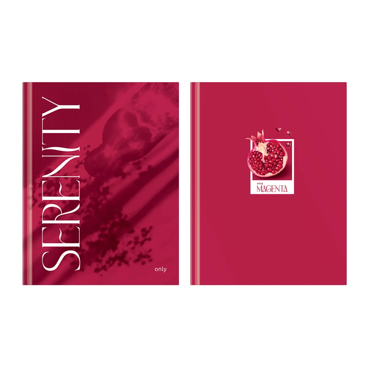 Бизнес-блокнот А5, 80л., евроформат, BG "Viva magenta", soft-touch ламинация