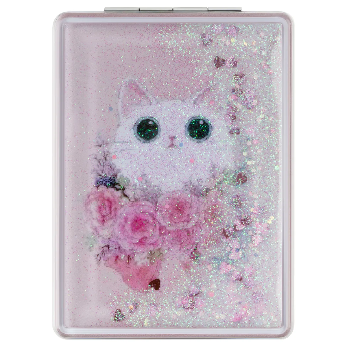 Зеркальце карманное складное MESHU "Shiny Kitty"