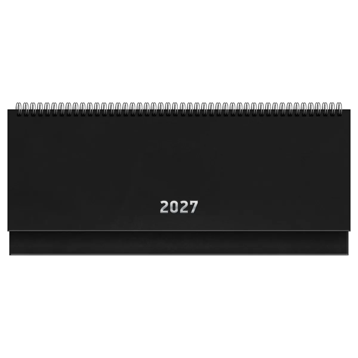 Планинг датированный 2027г., 64л., 285*100, бумвинил, BG, чёрный
