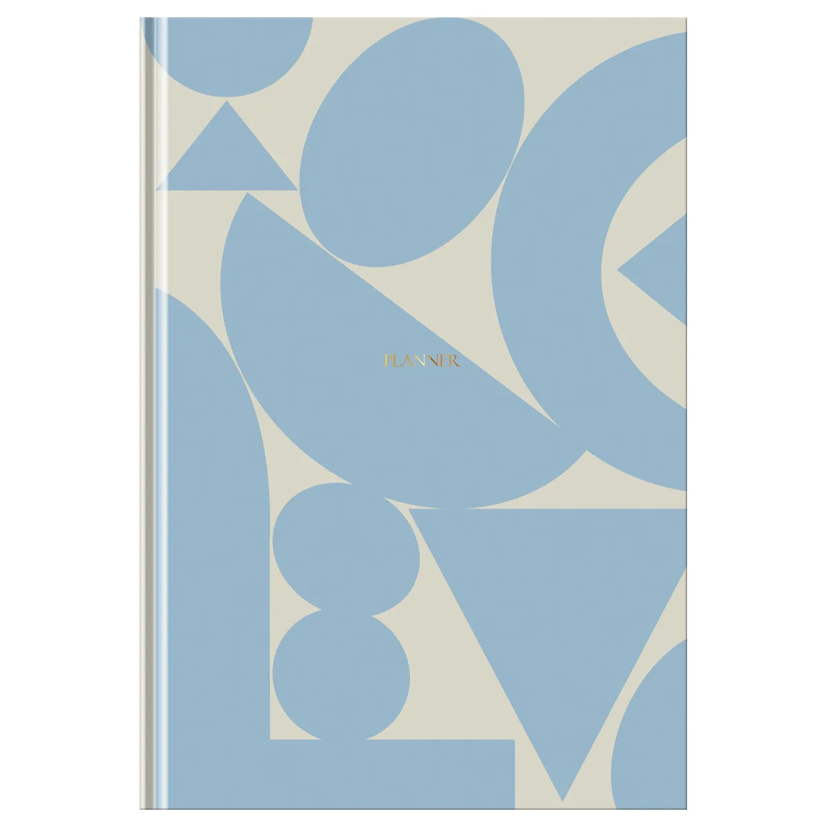 Ежедневник недатированный А5, 160л., 7БЦ BG "Простые формы", матовая ламинация, тиснение фольгой