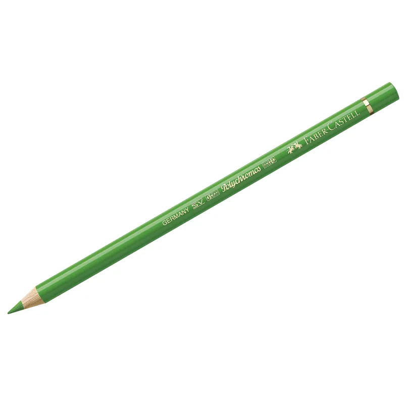 Карандаш художественный Faber-Castell "Polychromos", цвет 112 зеленая листва