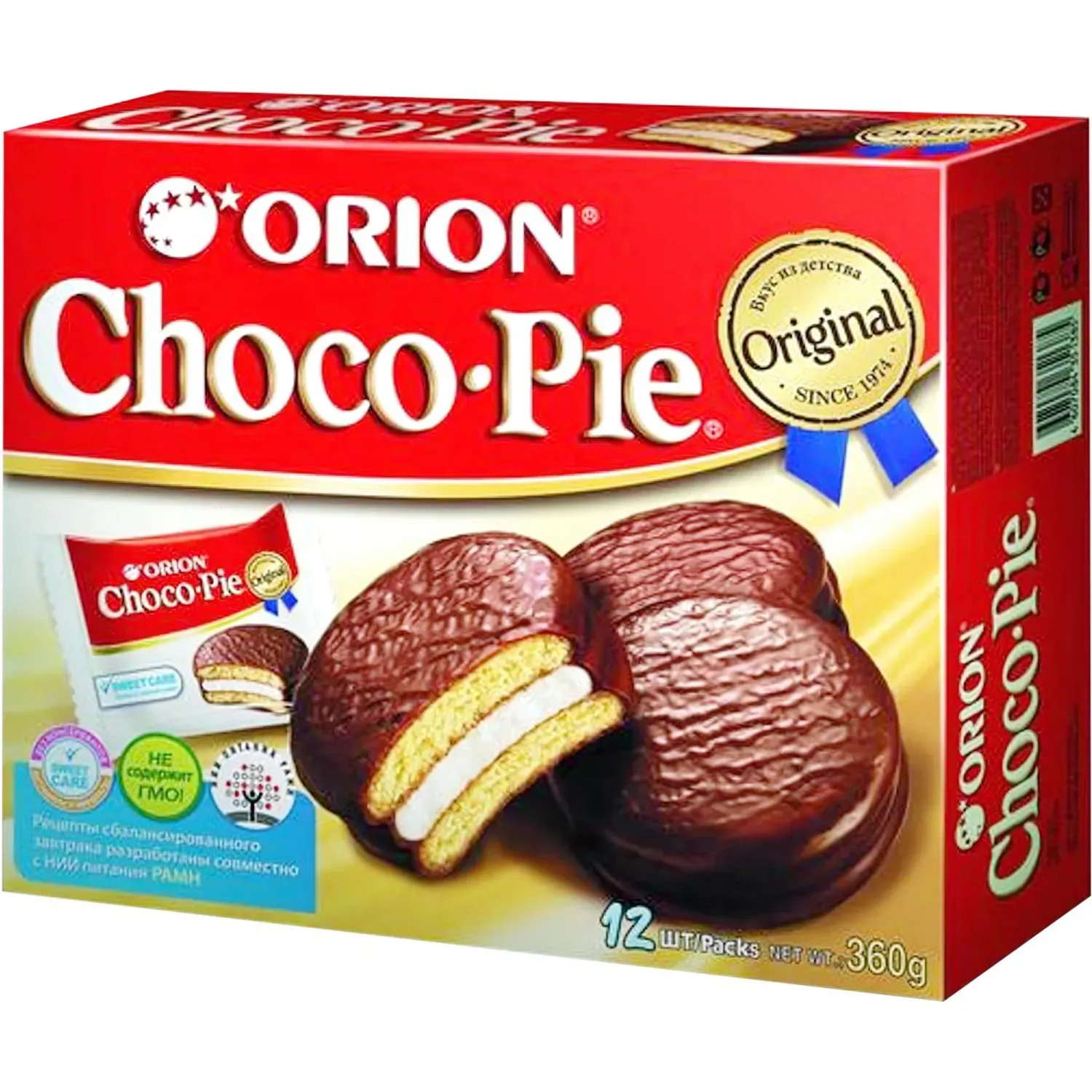 Пирожное Orion ChocoPie, 360г