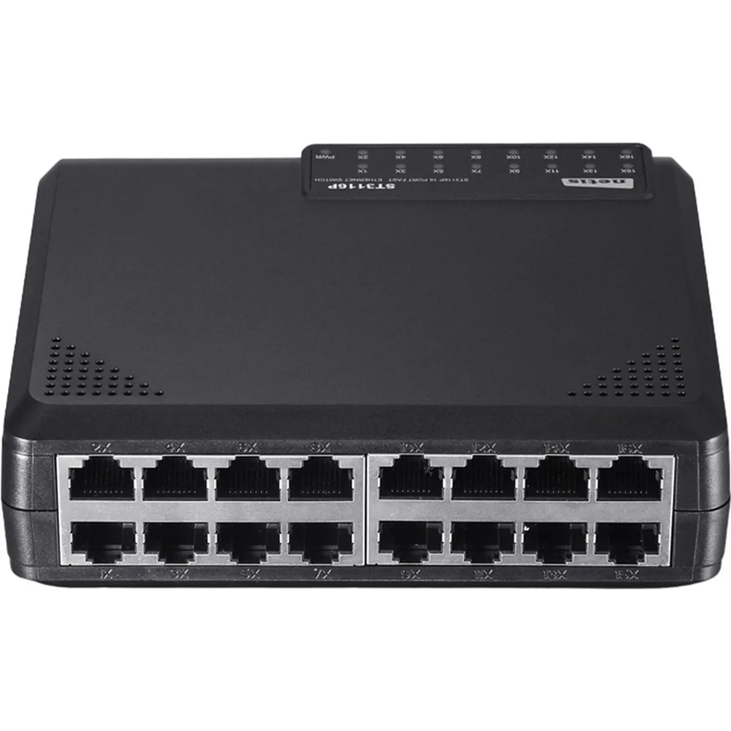 Коммутатор Netis ST3116P неуправляемый, 16-портовый, 100 Мбит/с