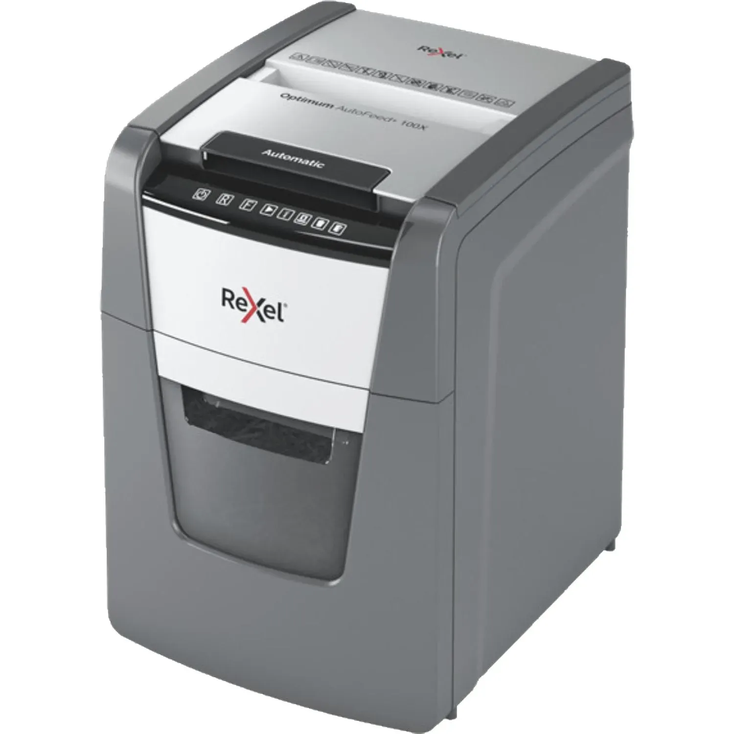 Шредер (уничтожитель) Rexel Optimum AutoFeed+ 100X EU, P-4/8лст/автоп/34л