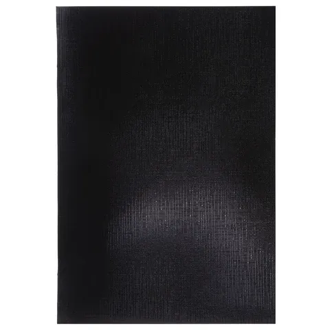 Тетрадь бумвинил А4, 96 л., скоба, офсет №1, клетка, ЧЕРНАЯ, "Metallic", HATBER, 093028, 96Т4бвВ3