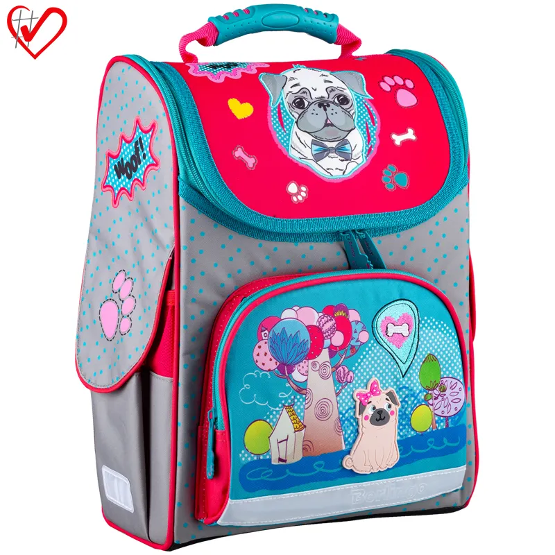 Ранец с наполнением Berlingo Standard "Funny dog" 35*25*14см, 1 отд., 3 карм., анатомическая спинка