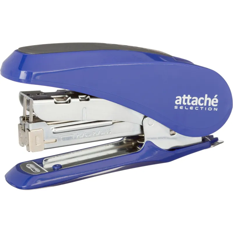 Степлер Attache  Selection MSBL24301 (№24/6-26/6) до 30 лист., металл,синий
