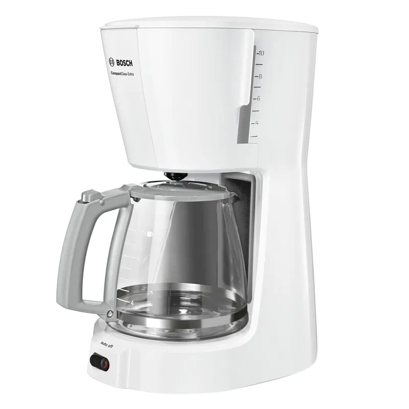 Кофеварка капельная Bosch TKA-3A031, 1,25л, 1100Вт, белая