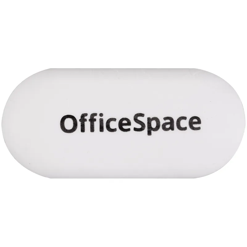 Ластик OfficeSpace "FreeStyle", овальный, термопластичная резина, 60*28*12мм