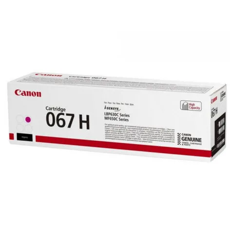 Картридж лазерный CANON (067HM) i-SENSYS LBP631Cw/MF655Cdw и другие, пурпурный, ресурс 2350 стр. ОРИГИНАЛЬНЫЙ, 5104C002