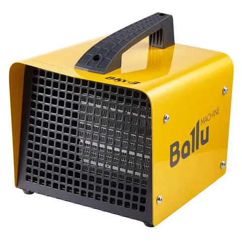 Тепловая пушка электрическая BALLU BKX-3, 2000 Вт, 220 В, прямоугольная, желтая, НС-1013525