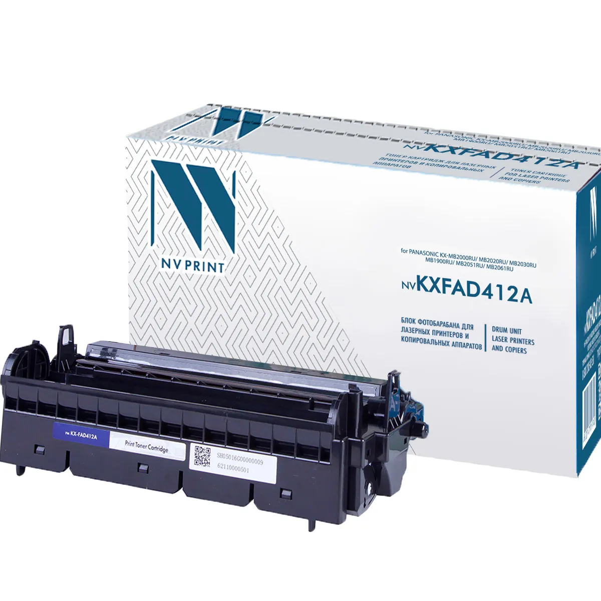 Барабан совм. NV Print KX-FAD412A черный для Panasonic KX-MB1900/MB2000/MB2020/MB2030 (6000стр.) (ПОД ЗАКАЗ)