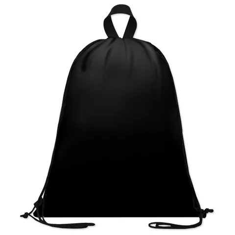 Мешок для обуви BRAUBERG большой удобный с ручкой, 51х41 см, "Total Black", 273454