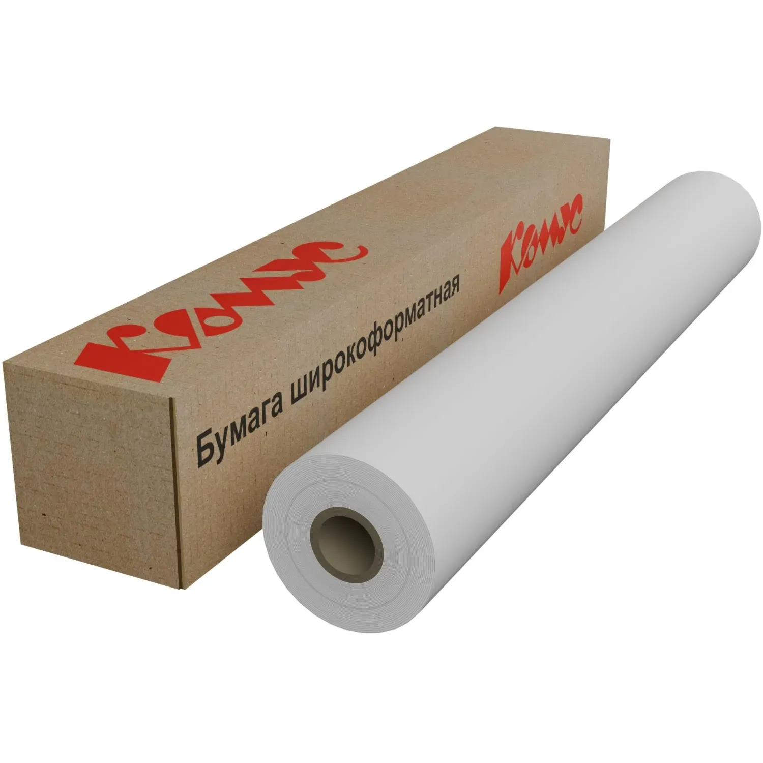 Бумага широкоформатная Bright white 90г 610ммх45м 50,8мм