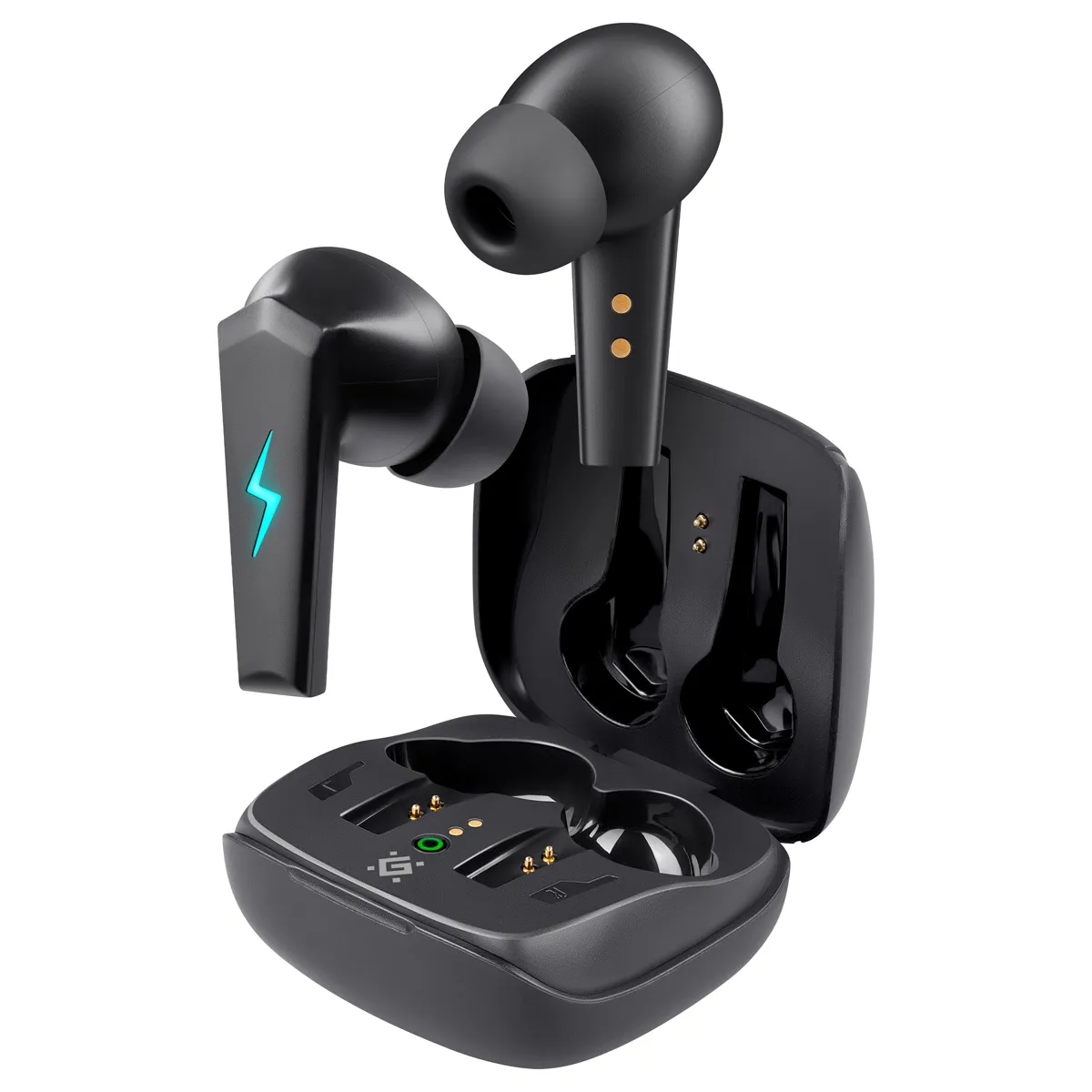 Наушники с микрофоном беспроводные Defender CyberDots 280, Bluetooth, разъем Type-C, черный