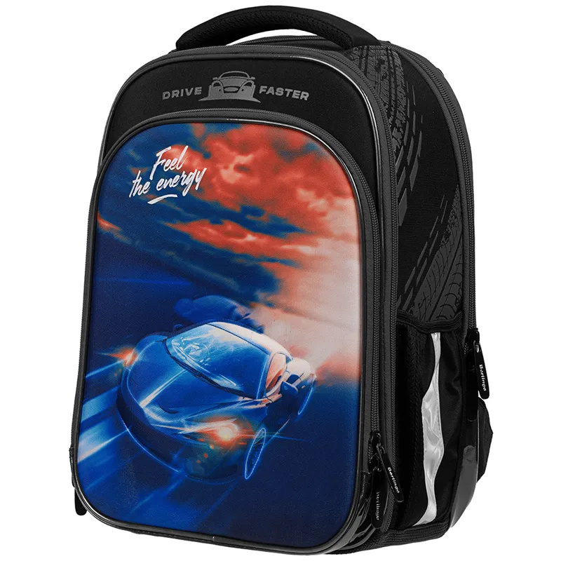 Ранец Berlingo Expert Plus "Speed" 37*28*18см, 3 отделения, 2 кармана, анатомическая спинка