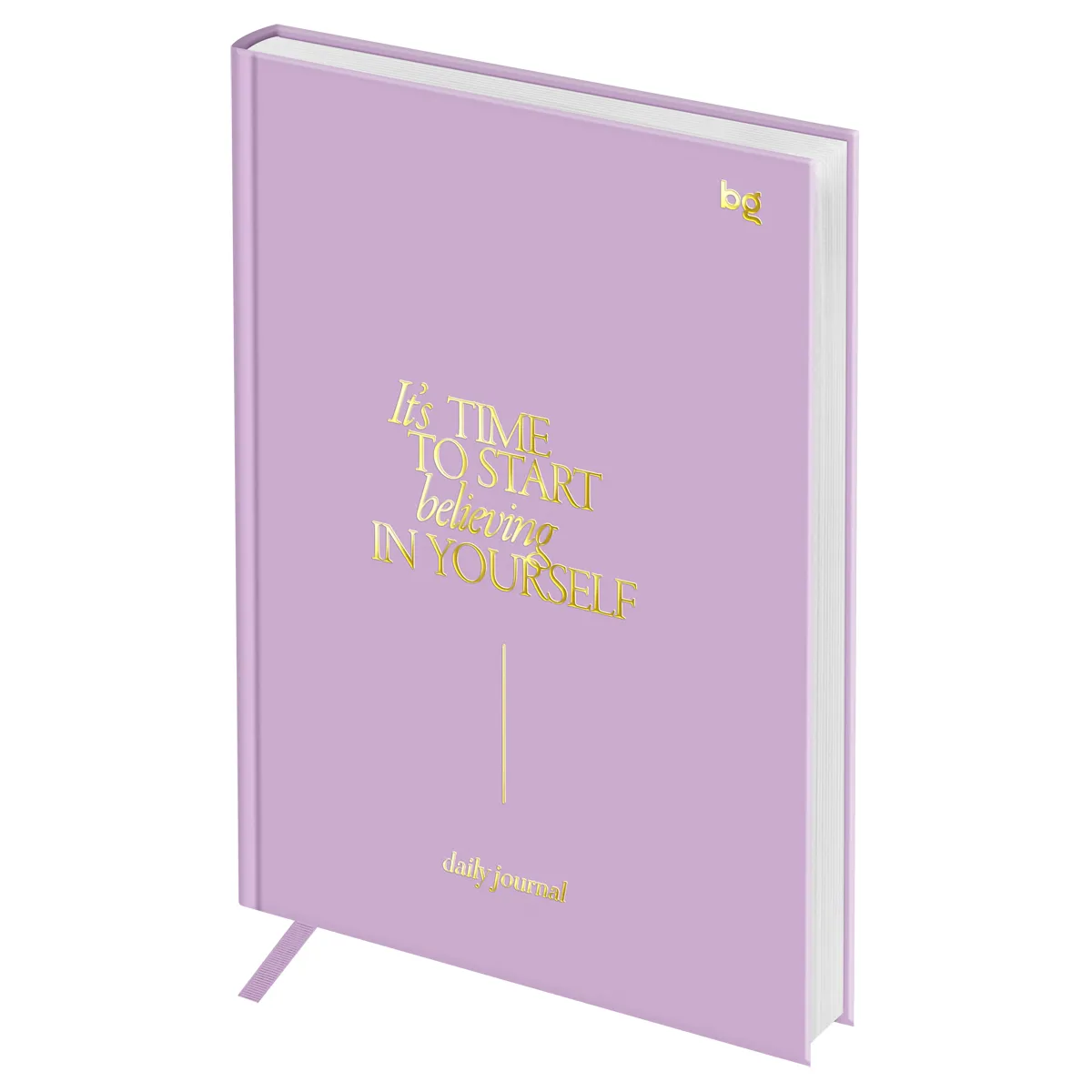 Ежедневник недатированный А5, 136л., 7БЦ, BG "Mindset. Freesia", сиреневый, отд. фольгой