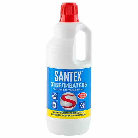 Пятновыводитель-отбеливатель 1кг SANTEX, с хлором, 5300018