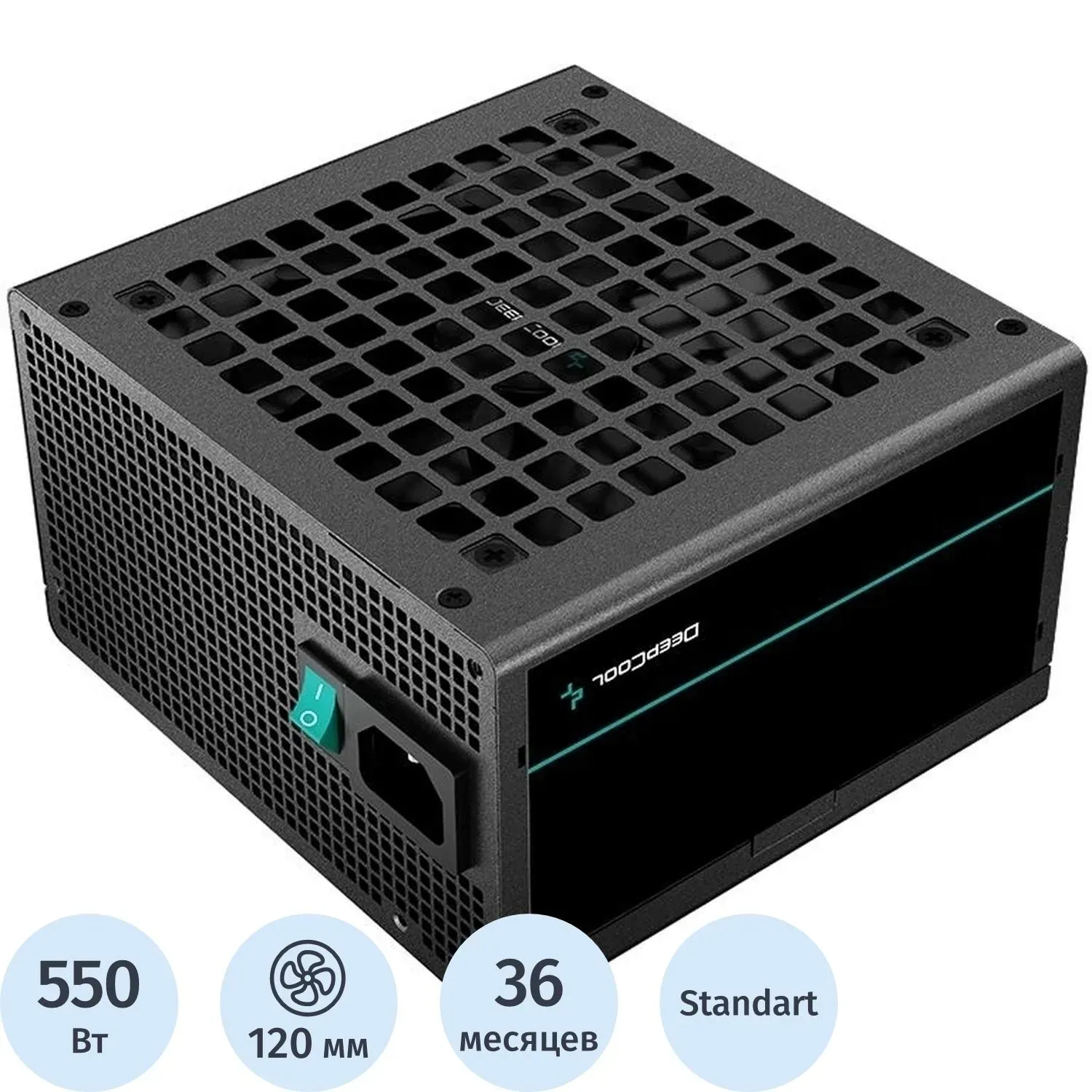 Блок питания Deepcool ATX 550W PF550 V2 ATX V2.4 80+(20+4pin)APFC