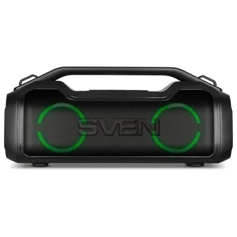 Колонка портативная SVEN PS-390, 50 Вт, TWS, Bluetooth, microSD, черный, SV-021306