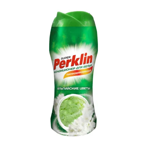 Кондиционер (концентрат) для белья, в гранулах, 250 г, PERKLIN SUPER "Альпийские цветы", 609819