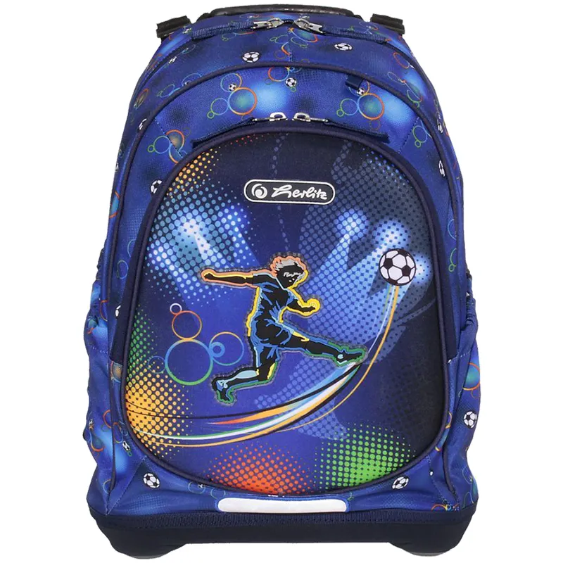 Рюкзак Herlitz Bliss "Soccer" 30*43*18см, 1 отделение, 3 кармана, эргономичная спинка
